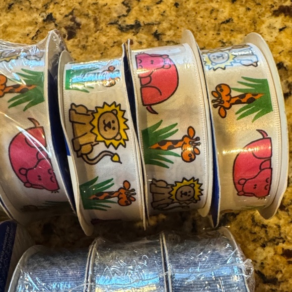 Colorful Patterned Ribbon Set - Picture 5 of 12